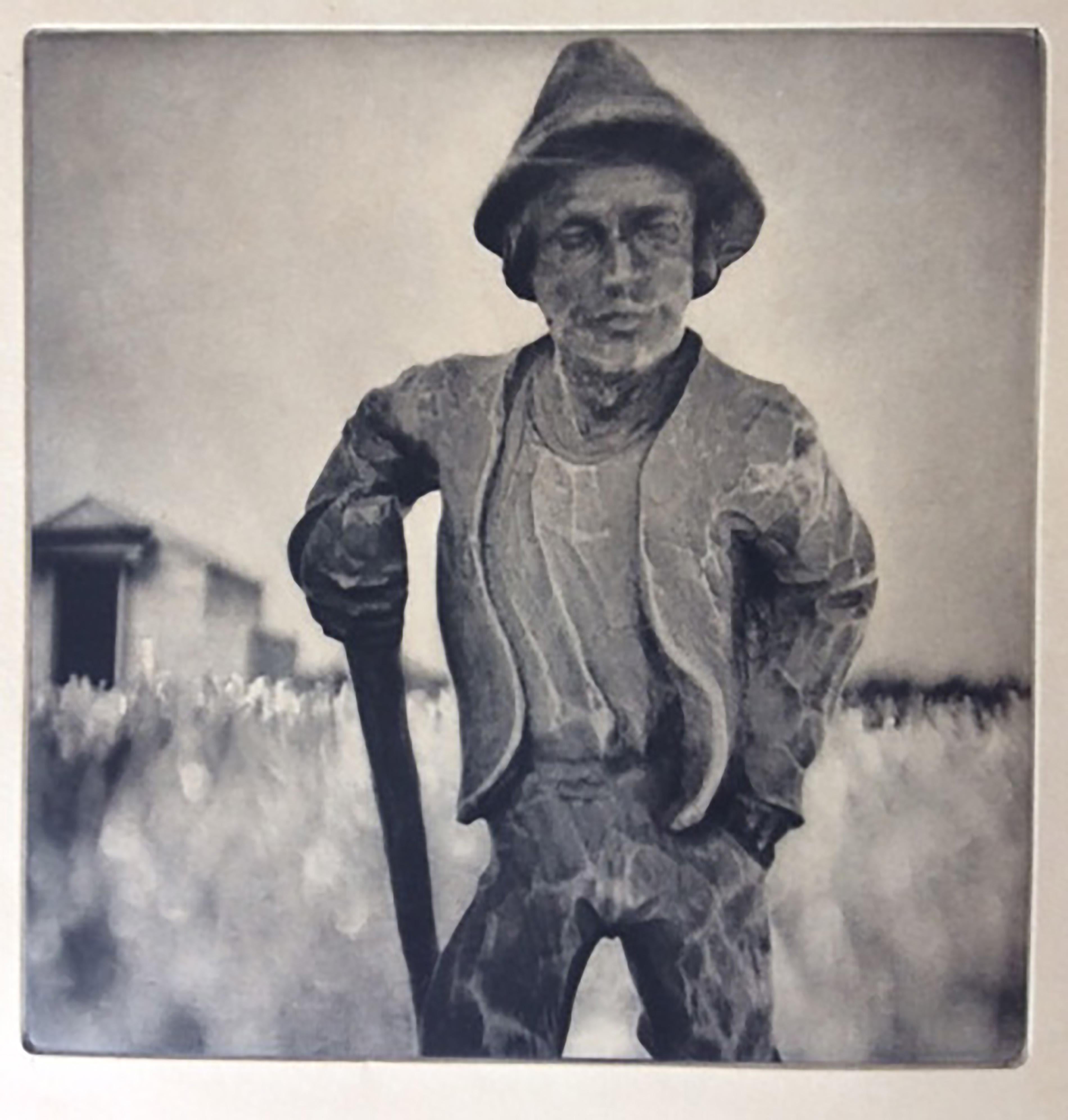  Shepherd, melancholy, figural, expressive - Photograph by Carol Munder