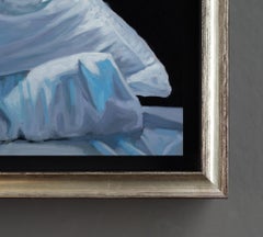 "Rising Up" Contemporary Still Life Pillows Gerahmte Öl auf Leinwand Gemälde