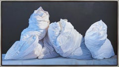 "Take A Chance On Me" Realistic Still-Life Painting of Tranquil Pillows 
