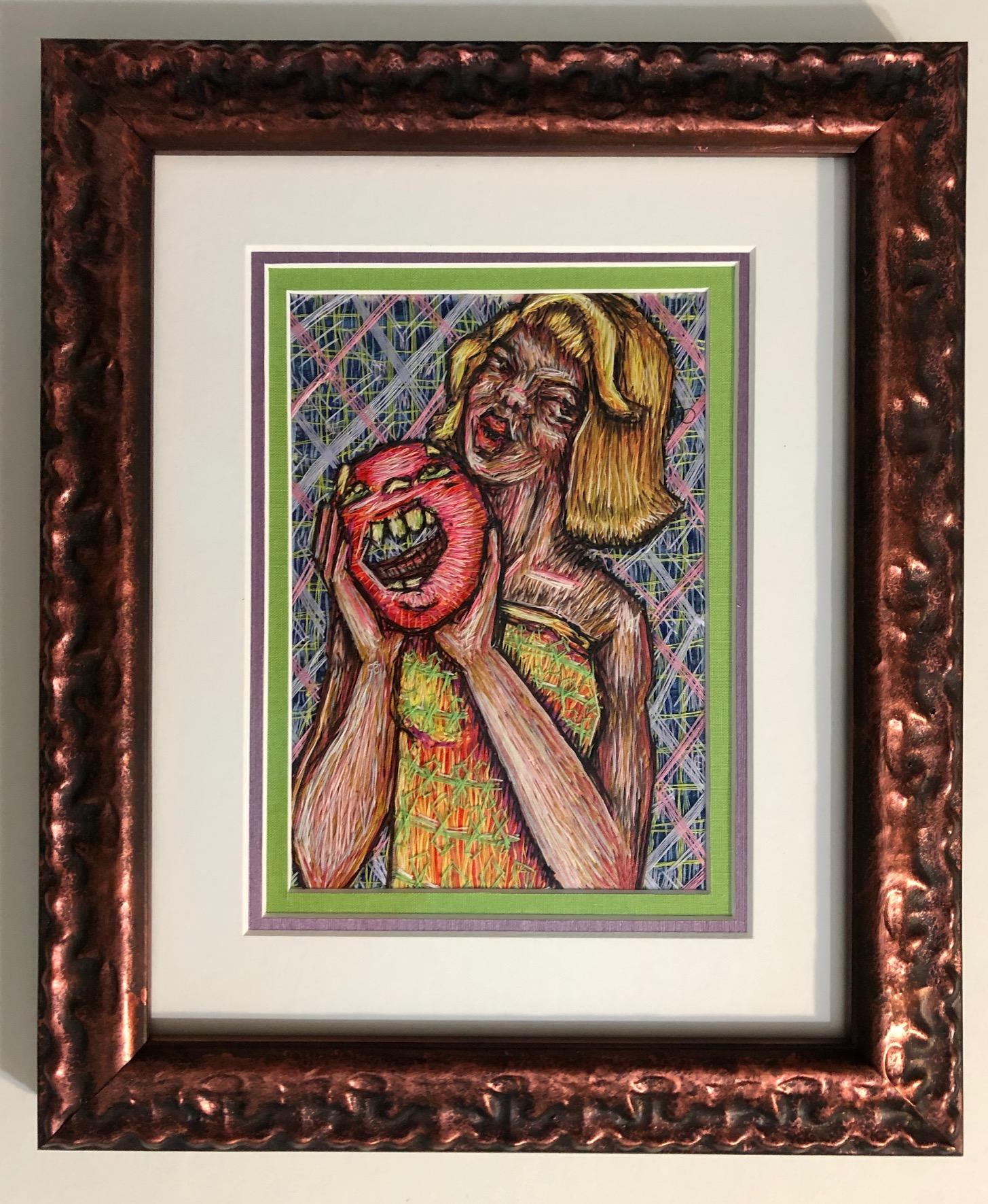 Donuts Are A Girl's Best Friend - Mixed Media Art by Carol Powell
