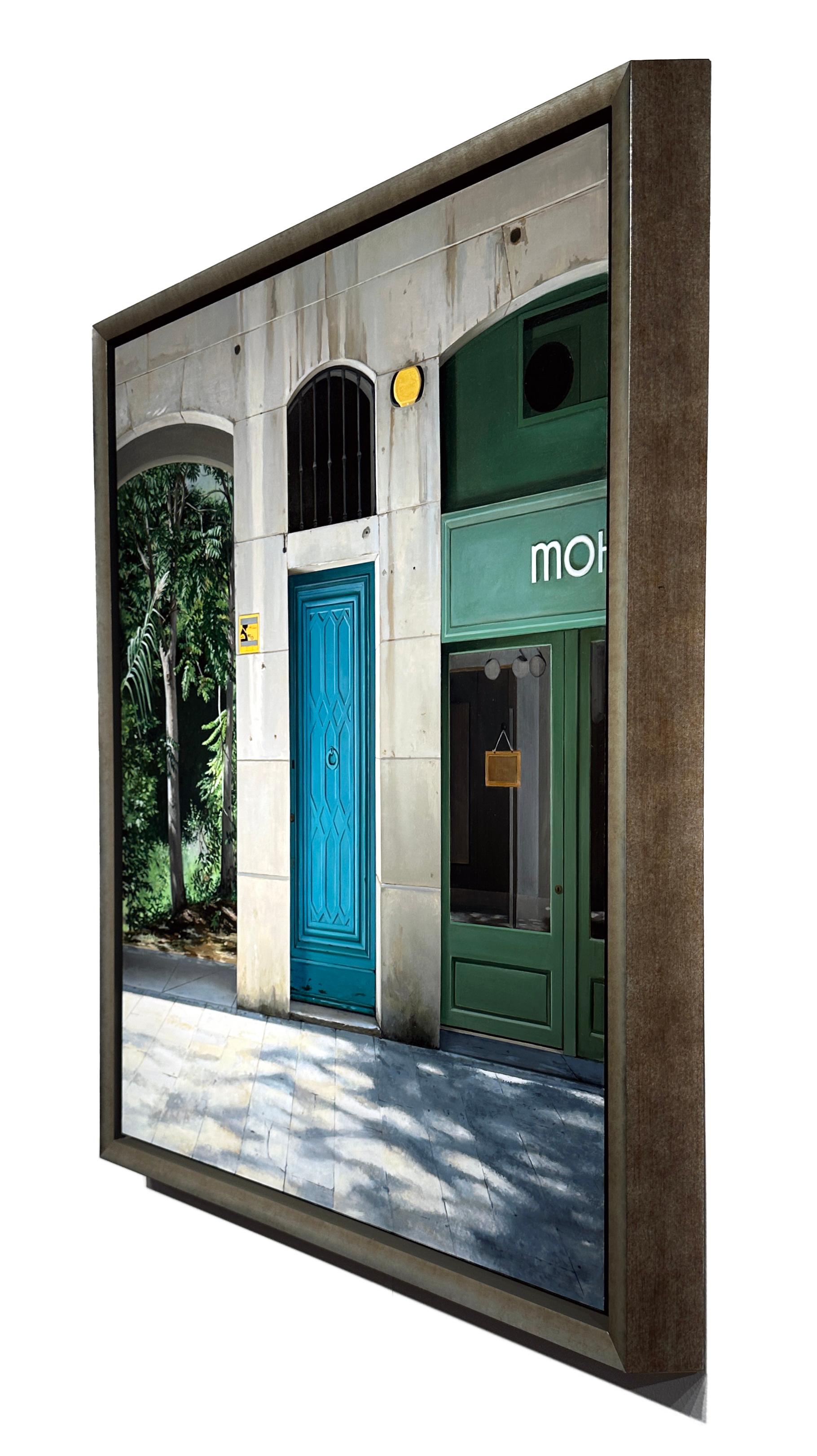 Escapar (To Escape) - Architectural Imagery, Doorways and Lush Tropical Scene For Sale 4