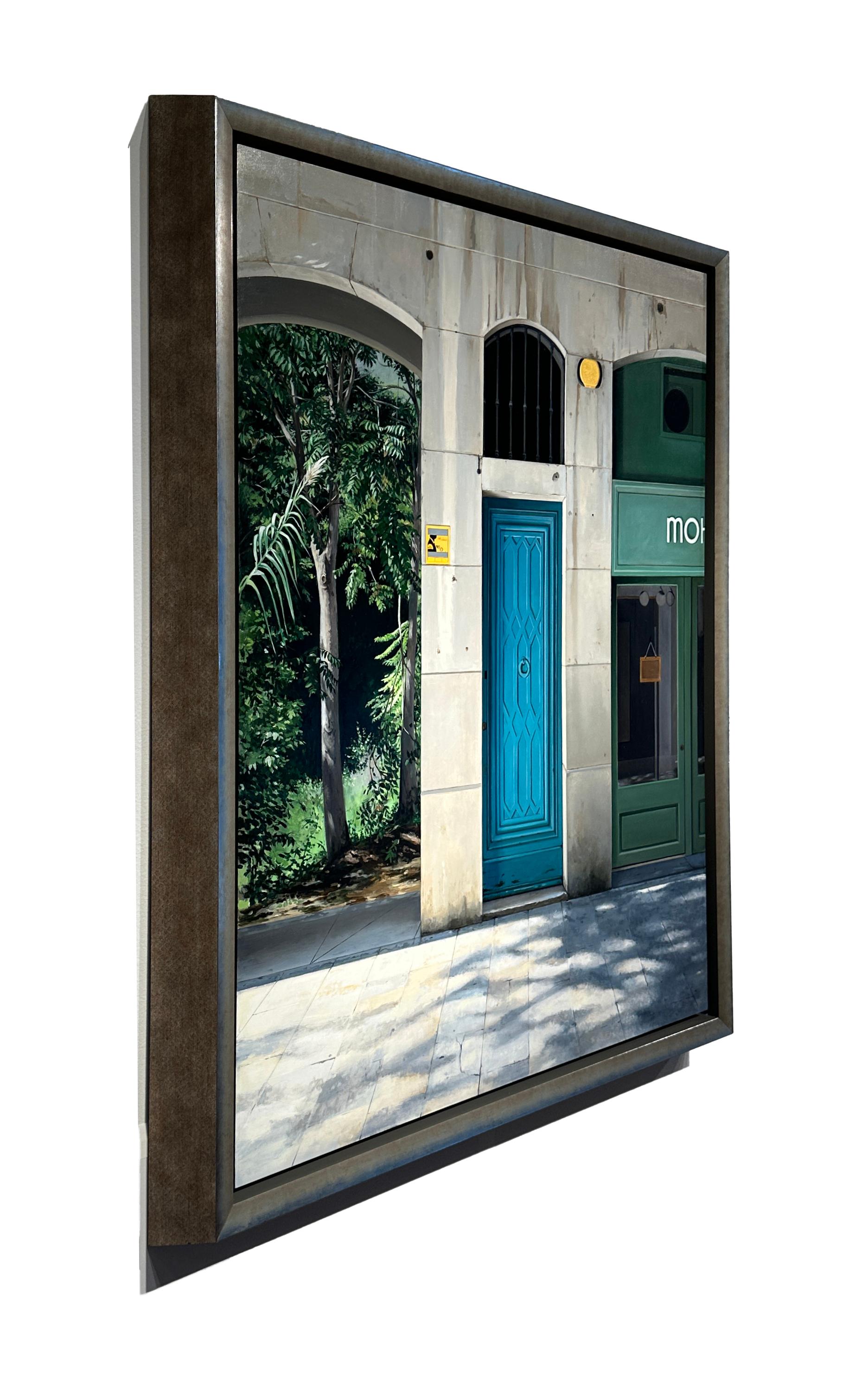 Escapar (To Escape) - Architectural Imagery, Doorways and Lush Tropical Scene For Sale 5