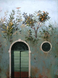Ingresso - Architectural Trompe L'oeil Inspired by Ancient Roman Garden Frescos