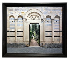 La Prima Pietra-Ancient Architectural Arched Doorways Leading to Lush Landscape