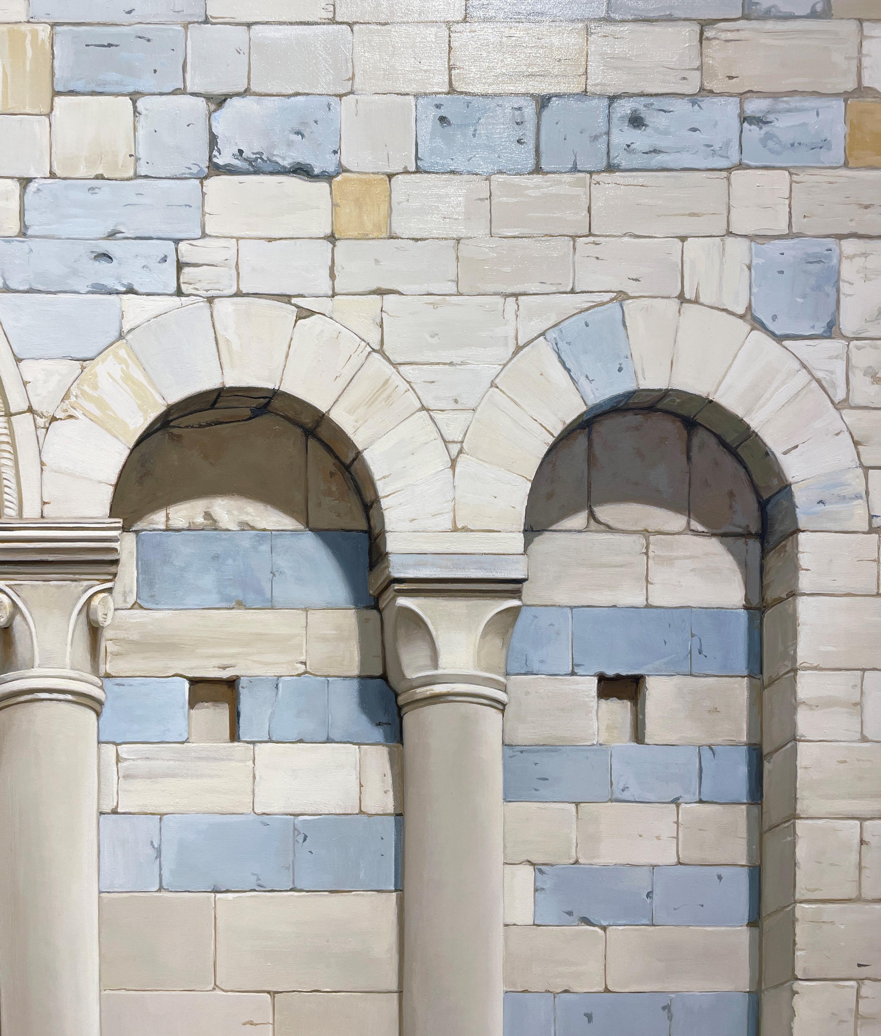 Antike architektonische gewölbte Türen von La Prima Pietra in üppiger Landschaft im Angebot 4