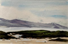 Portnoo - Framed Watercolor Landscape of Ireland, Contemporary