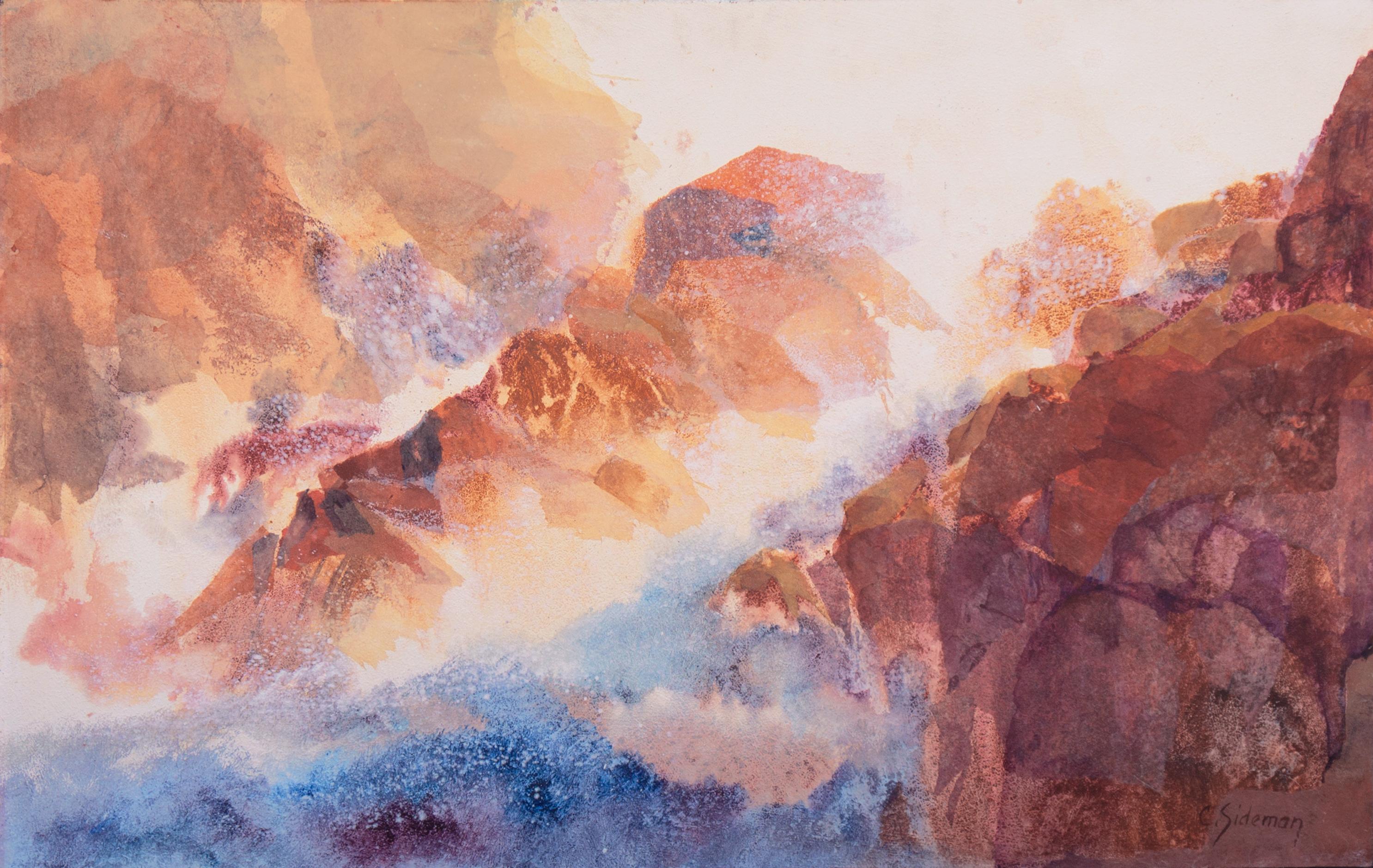 Surf and Rocks at Sunset“, Oakland College of Arts and Crafts, Oakland Museum