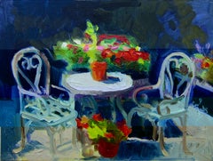 Green Thumb Nursery, Painting, Oil on MDF Panel