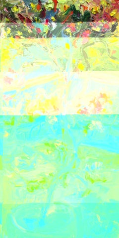 Porch Bougainvillea, Painting, Oil on MDF Panel