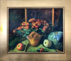 Thanksgiving Plant with Kabocha, Painting, Oil on MDF Panel