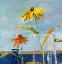 Ontario Summer Painting - Colorful Impressionist Still Life, Oil Painting