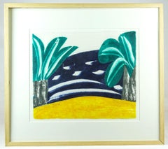 Carol Summers (1925–2016) “Palm Beach” Color Woodcut, Signed and Numbered 72/200