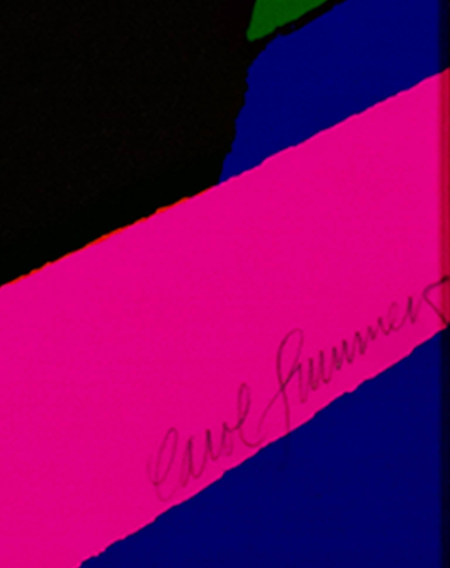 « Acquacaliente », sérigraphie de paysage coloré signée par Carol Summers en vente 2