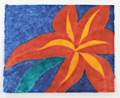 'Narcissus Braziliana' original woodcut & monotype signed by Carol Summers