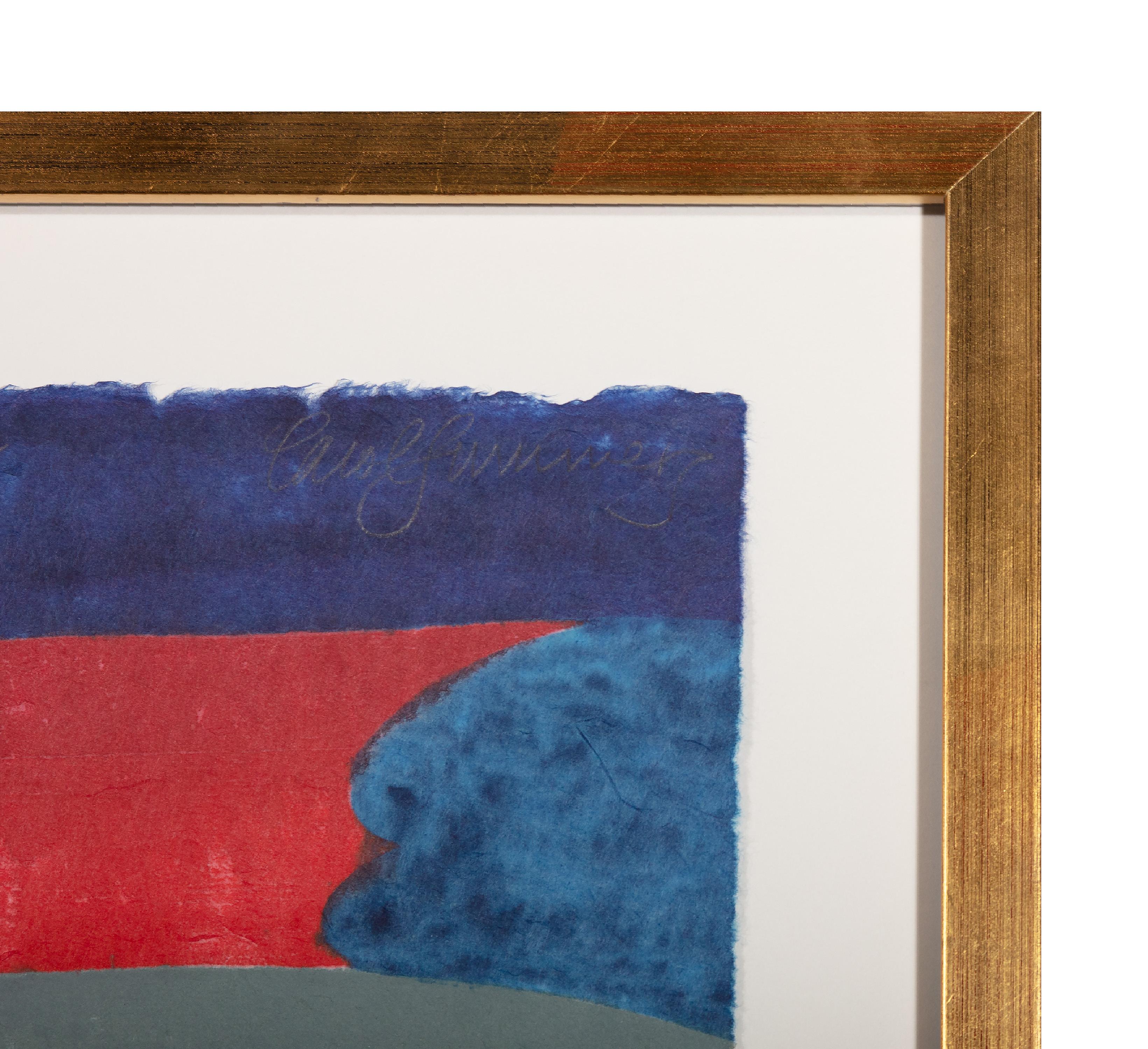 Original Woodcut in colors on Japanese paper. 

Carol Summers has worked as an artist throughout the second half of the 20th century and into the first years of the next, outliving most of his mid-century modernist peers. Initially trained as a
