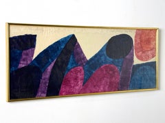 Carol Summers Sizilien Bunte Abstrakte Moderne Holzschnitt Druck Signiert Lt Ed 1962