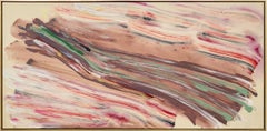 Peppermint - contemporary, gestural, abstract, acrylic on canvas