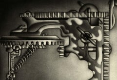 Apple Peeler II (a kitchen tool interpreted by paintings of Yves Tanguy)