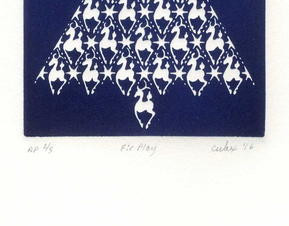 Firnspiel (Amerikanische Moderne), Print, von Carol Wax