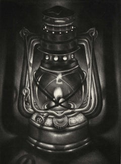 Made in China (A lantern with Chinese characters etched on the base)