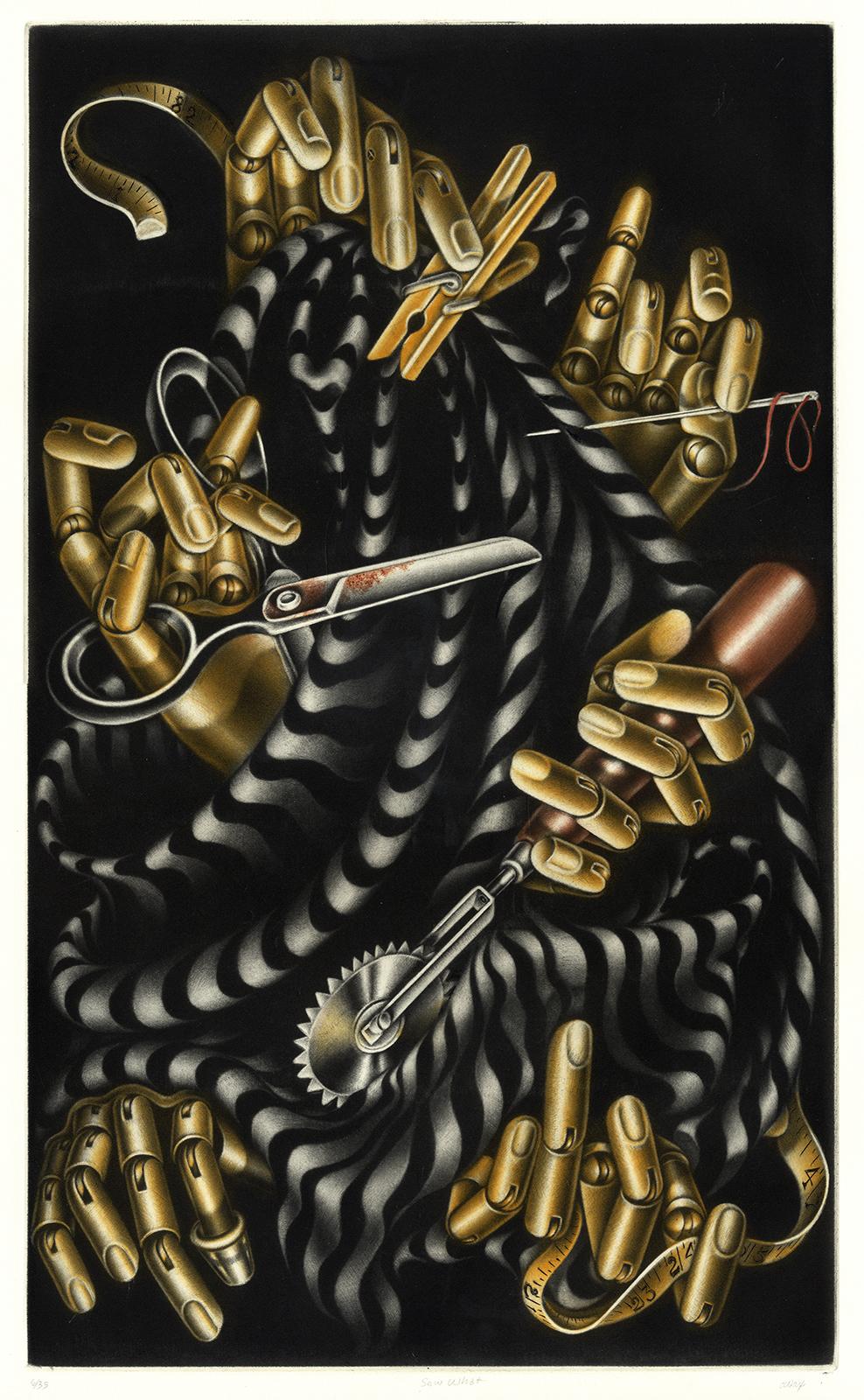Cuci Cosa (le strisce e le righe sono ora nelle mani di altri) - Interior Print Nero di Carol Wax
