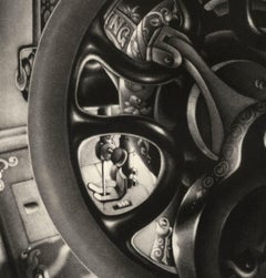 Singer I (Distorted perspective with shadows of an old Singer typewriter)