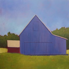 "Autumn Approach, " Contemporary Barn Painting