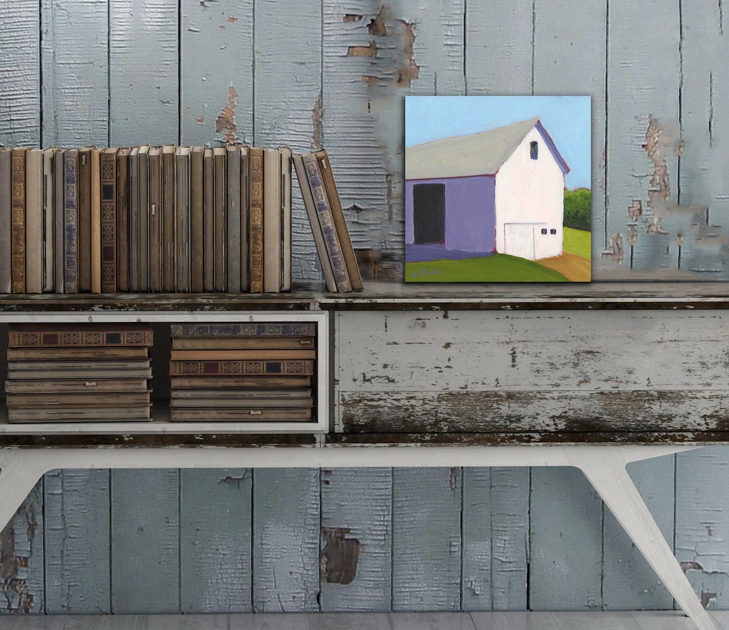 painting barns in acrylic
