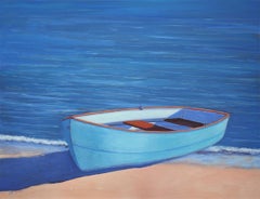 "Beached" Contemporary Coastal Painting