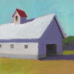 'Betty's Barn', Small Acrylic Painting  