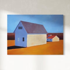 "Big Duck Ranch, " Contemporary Barn Painting