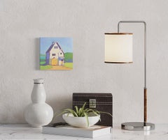 "Black Rock Barn" Contemporary Landscape Painting