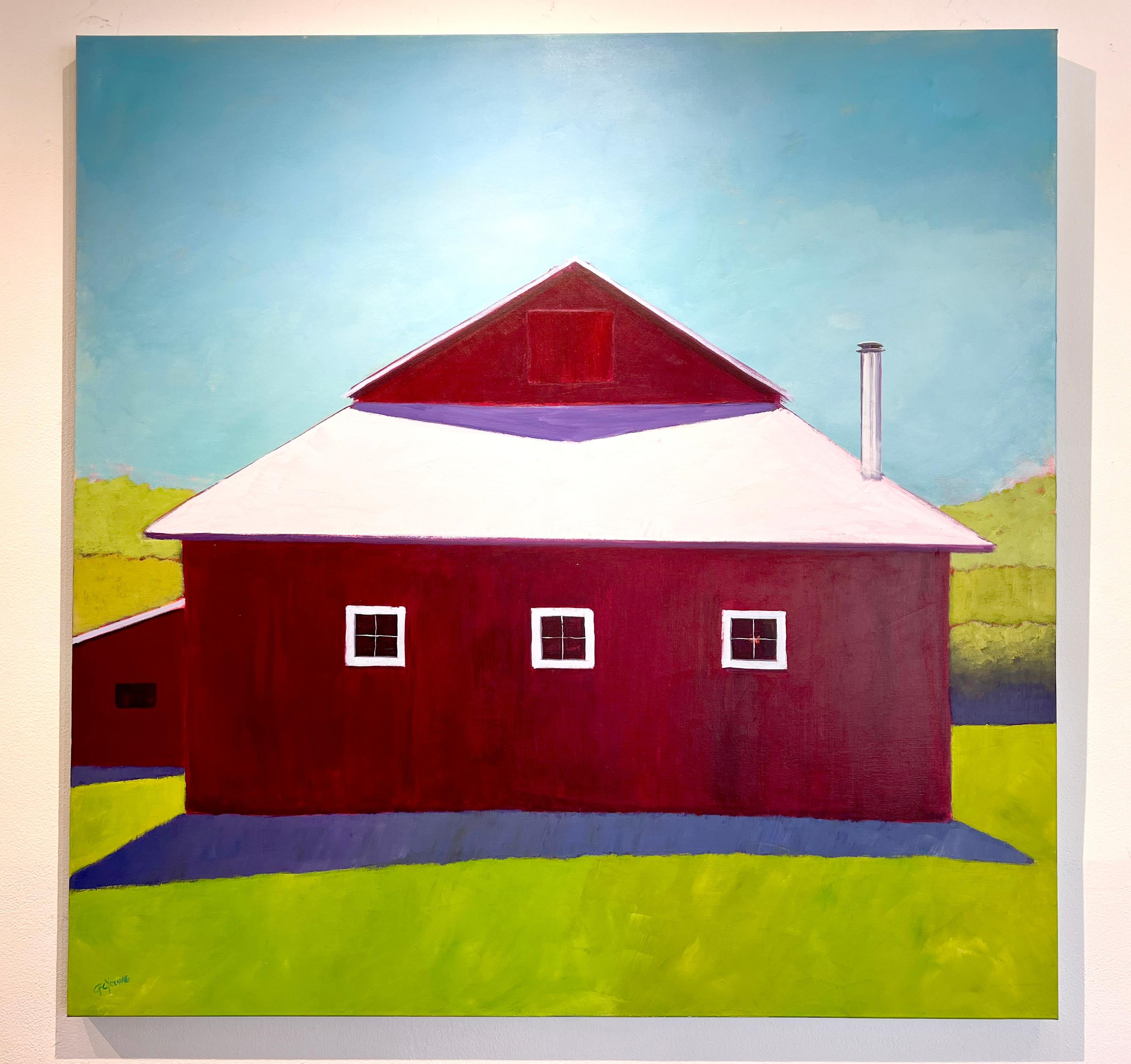 easy barn painting