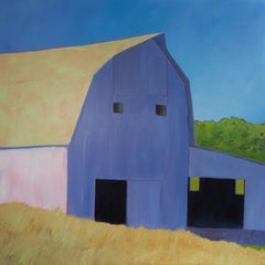 "Dutch Lilac, " Contemporary Barn Painting