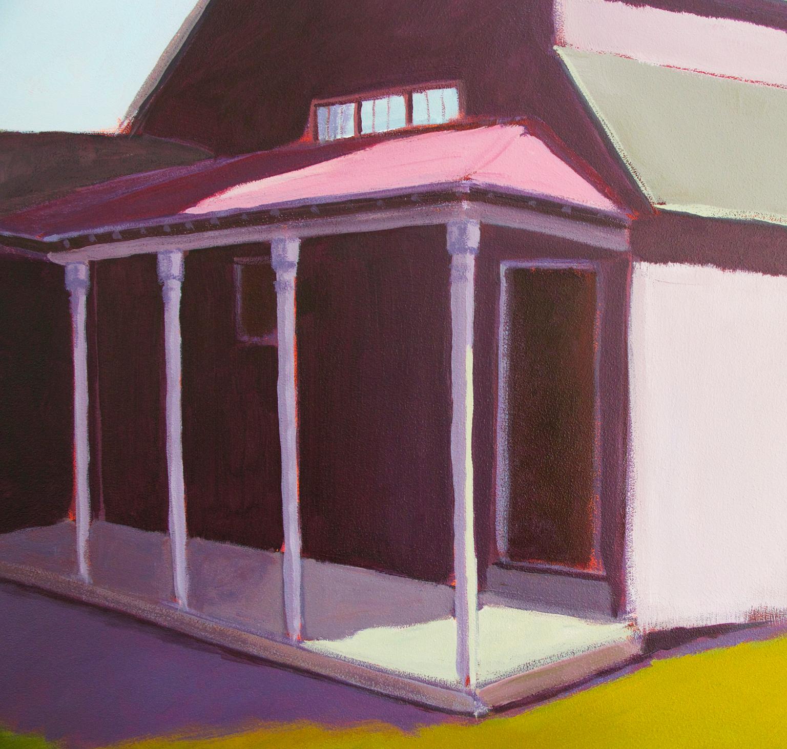 painting barns in acrylic