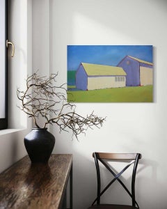 "Lemon and Lime" Contemporary Landscape Painting