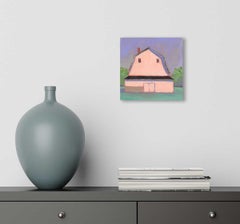 "New England Twilight, " Barn Painting