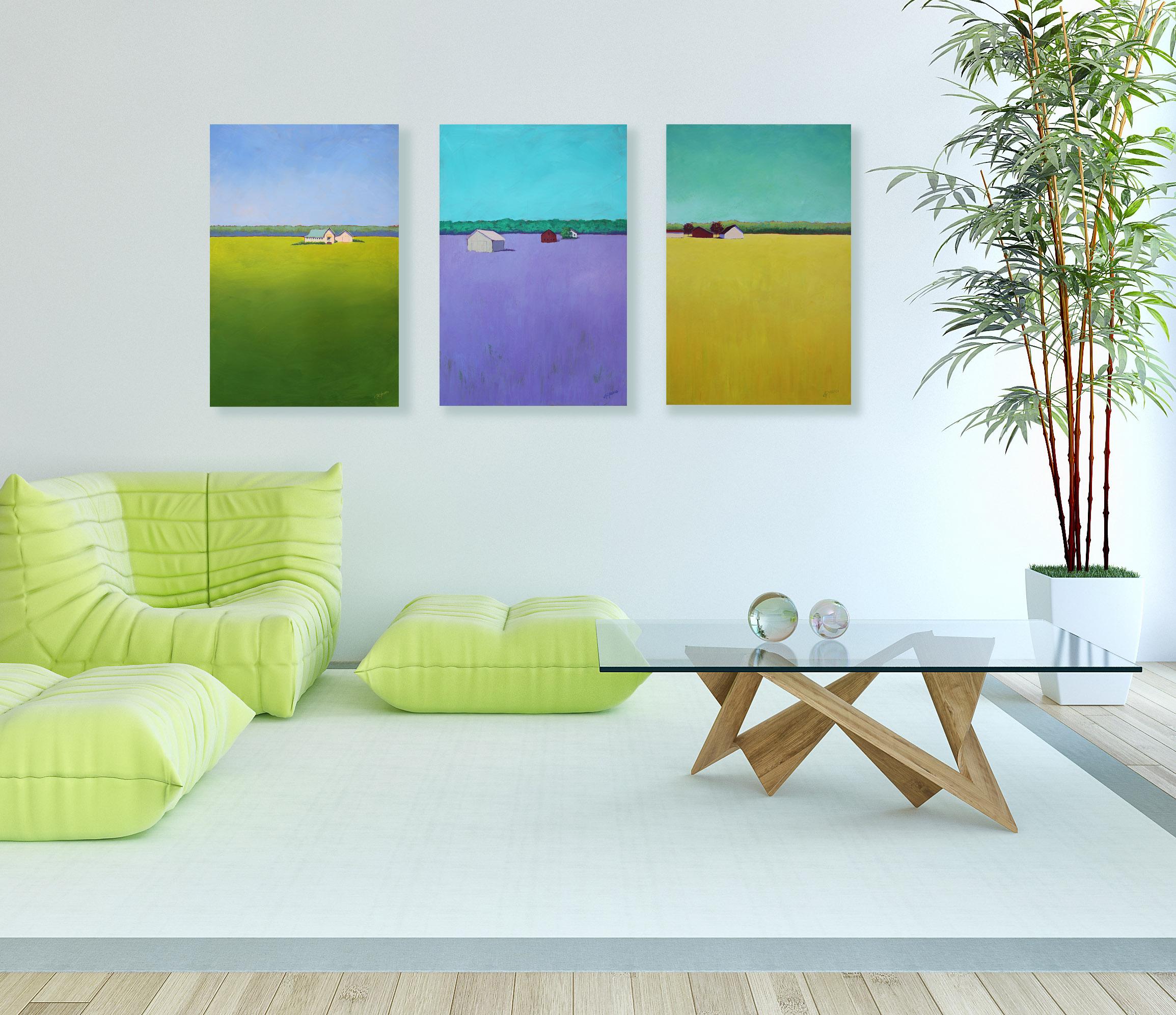 Peinture de paysage «ickled Pasture » (piquée) 1