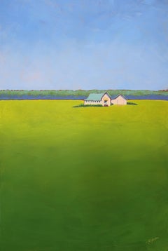 "Pickled Pasture" Landscape Painting