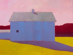 "Pink Chiffon" Contemporary Landscape Painting