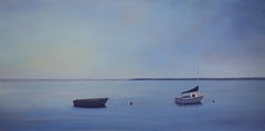 "Silent Bay," Contemporary Coastal Painting