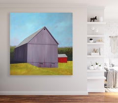 "Southberry Barn, " Contemporary Barn Painting