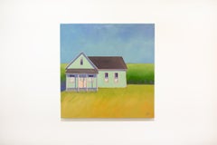 "Summer Mint" Contemporary Landscape Painting