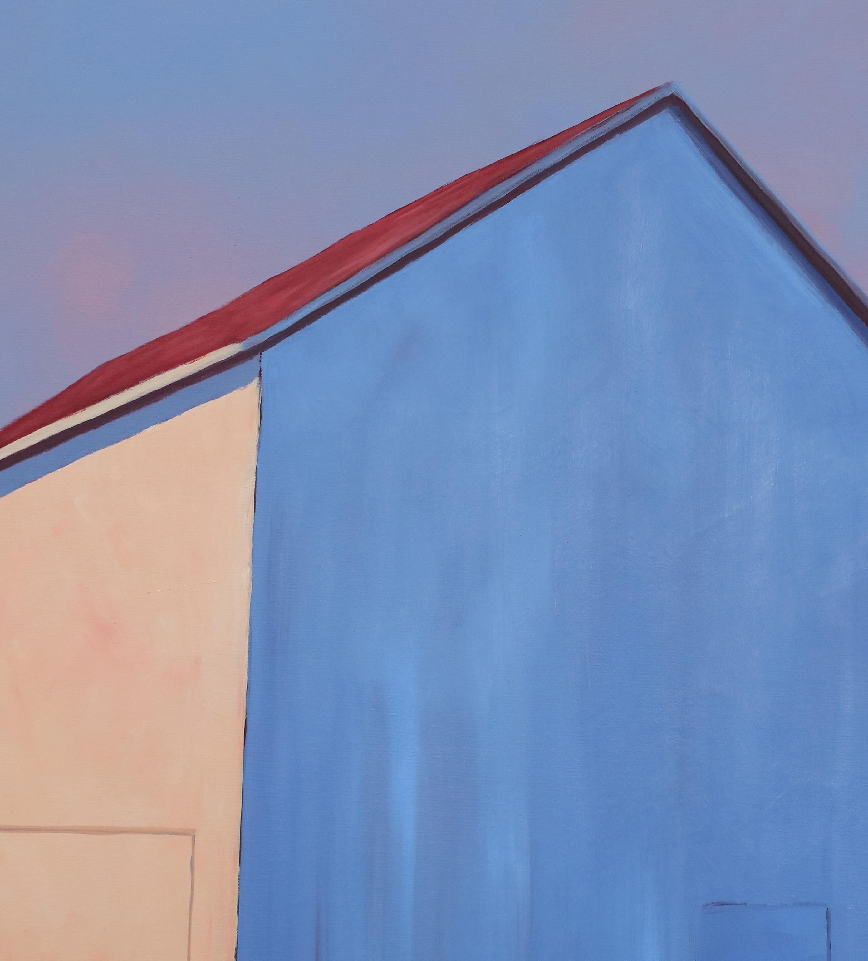 Zeitgenössisches Bauernhaus-Gemälde „Sunday Sun“ im Angebot 1