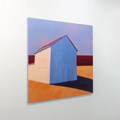"Sunday Sun, " Contemporary Barn Painting