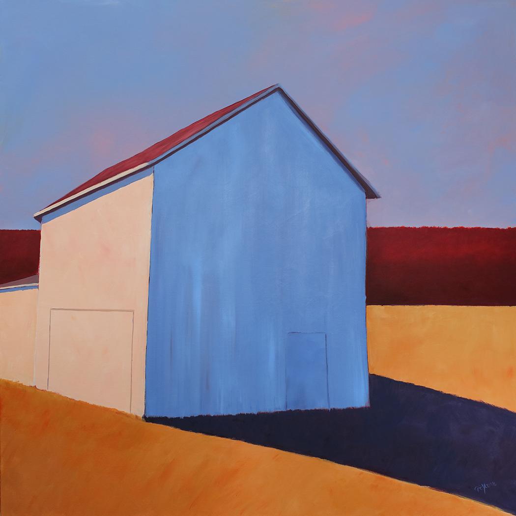 "Sunday Sun, " Contemporary Barn Painting