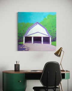 "Wading River Barn" Contemporary Landscape Painting