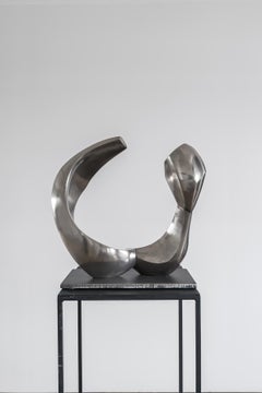 Aluminium Sculpture 'Dialog' by Carola Eggeling, Aluminum Polished