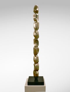 Bronze Sculpture 'Bolas IV' by Carola Eggeling, Bronze Patina