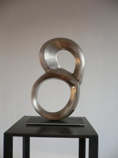 Scultura in bronzo "Habacht!" di Carola Eggeling, bronzo spazzolato